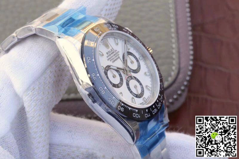 Rolex Daytona Cosmograph 116500LN Noob Factory 1:1 Best Edition Replica Watch Swiss ETA4130 White Dial