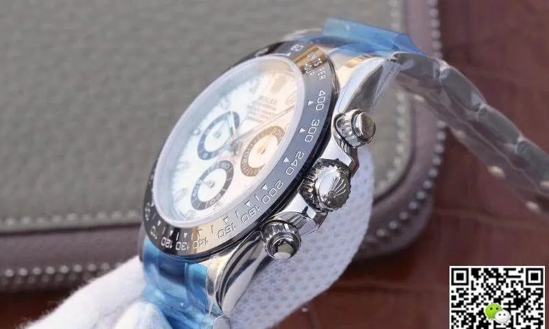 Rolex Daytona Cosmograph 116500LN Noob Factory 1:1 Best Edition Replica Watch Swiss ETA4130 White Dial