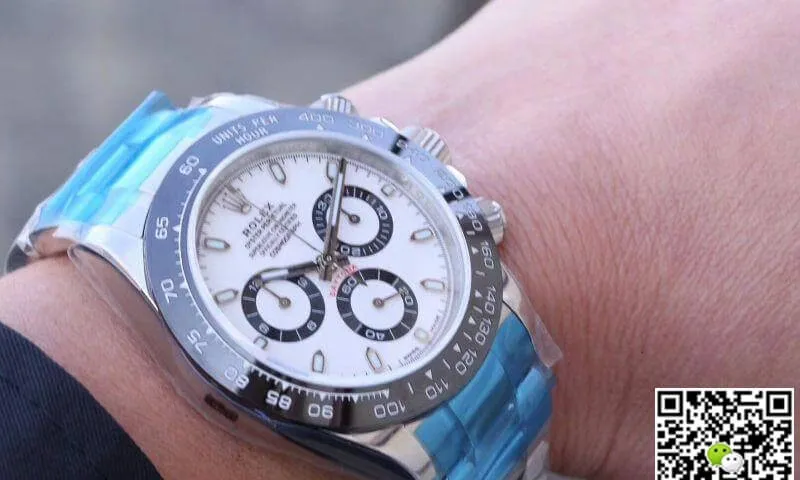 Rolex Daytona Cosmograph 116500LN Noob Factory 1:1 Best Edition Replica Watch Swiss ETA4130 White Dial