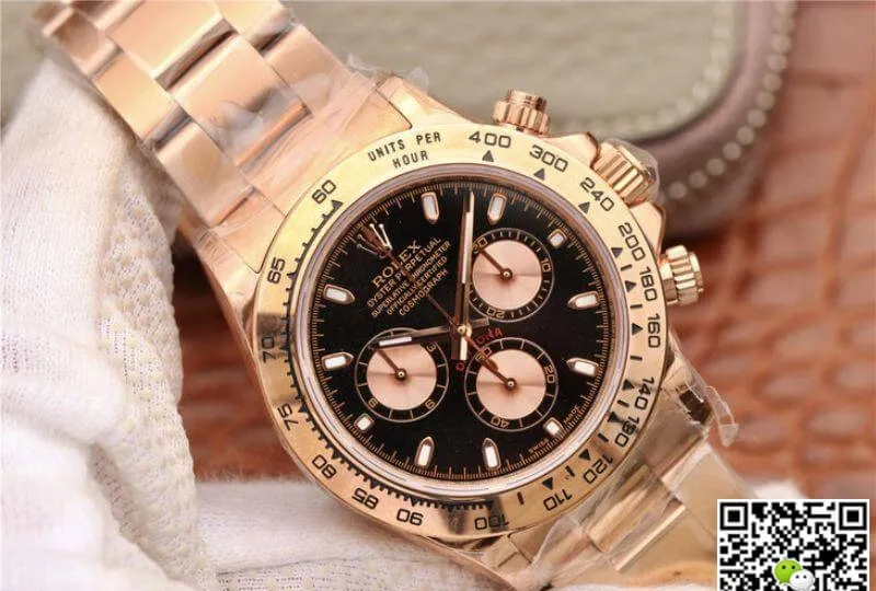 Rolex Daytona Cosmograph 116508-001 JH factory 1:1 Best Edition Replica Watch Swiss ETA4130 Black Dial
