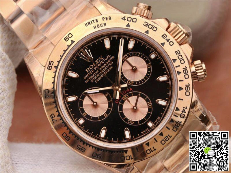 Rolex Daytona Cosmograph 116508-001 JH factory 1:1 Best Edition Replica Watch Swiss ETA4130 Black Dial