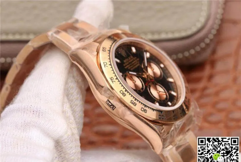 Rolex Daytona Cosmograph 116508-001 JH factory 1:1 Best Edition Replica Watch Swiss ETA4130 Black Dial