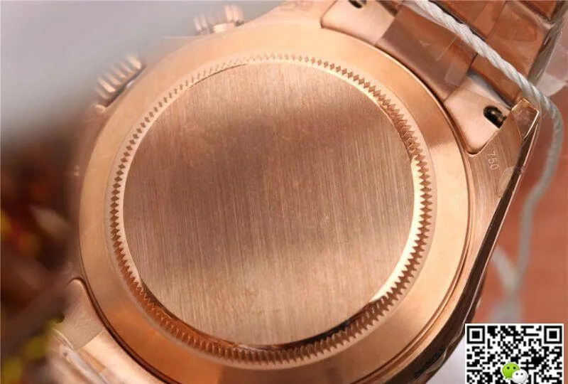 Rolex Daytona Cosmograph 116508 JH Factory 1:1 Best Edition Replica Watch Swiss ETA4130 Rose Gold Dial
