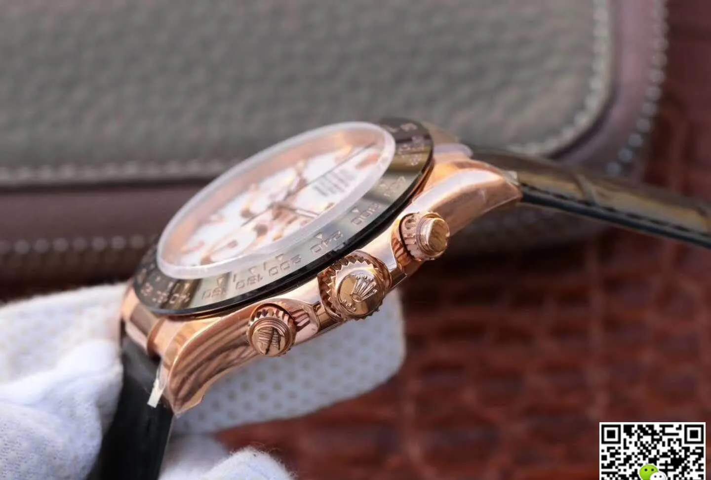 Rolex Daytona Cosmograph 116515 LN Noob Factory 1:1 Best Edition Replica Watch Swiss ETA4130 Rose Gold