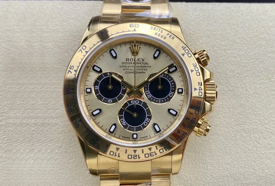 Rolex Cosmograph Daytona M116508-0014 Clean Factory 1:1 Best Edition Replica Watch Yellow Gold