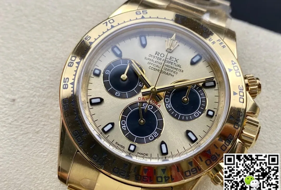 Rolex Cosmograph Daytona M116508-0014 Clean Factory 1:1 Best Edition Replica Watch Yellow Gold
