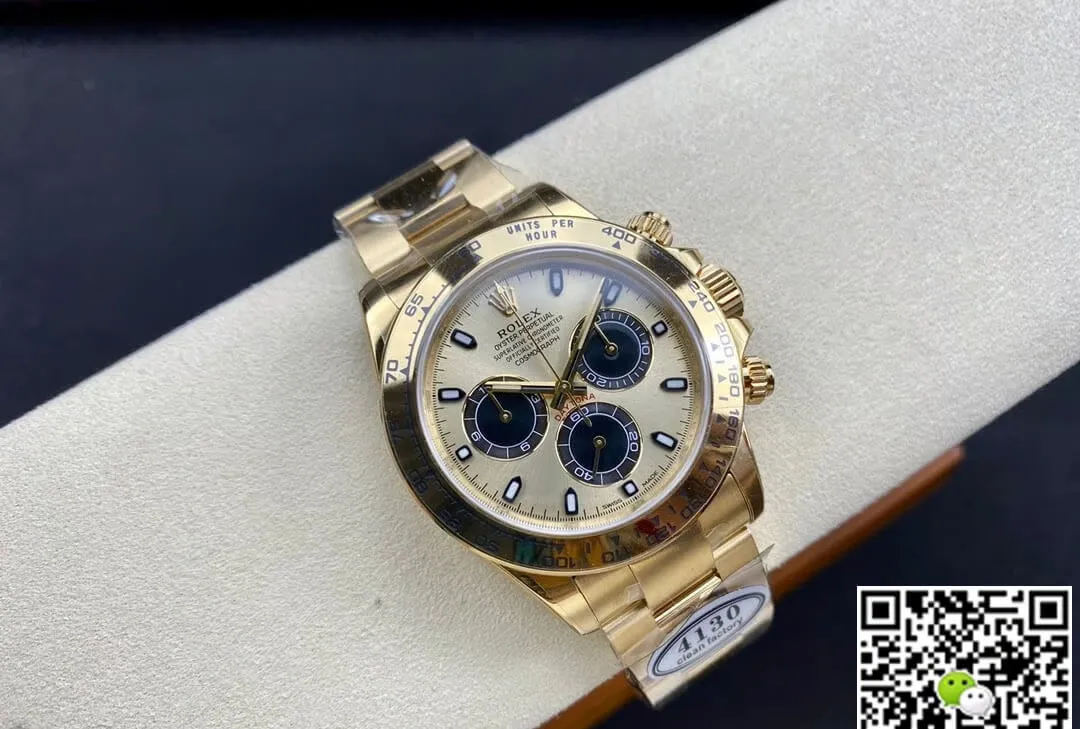 Rolex Cosmograph Daytona M116508-0014 Clean Factory 1:1 Best Edition Replica Watch Yellow Gold