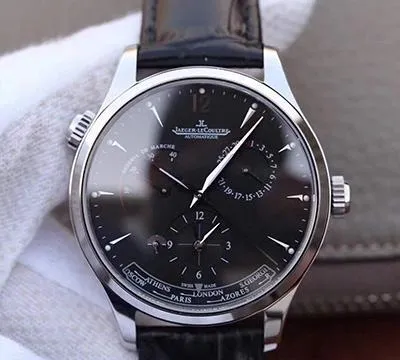 Jaeger-LeCoultre Master Geographic 1428421 TW Factory 1:1 Best Edition Replica Watch Swiss ETA939A 1 Black Dial