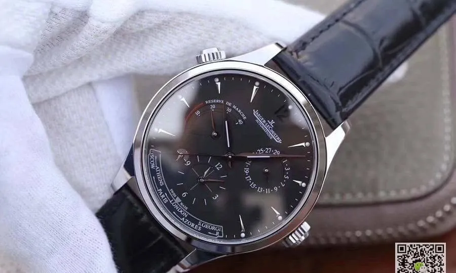 Jaeger-LeCoultre Master Geographic 1428421 TW Factory 1:1 Best Edition Replica Watch Swiss ETA939A 1 Black Dial