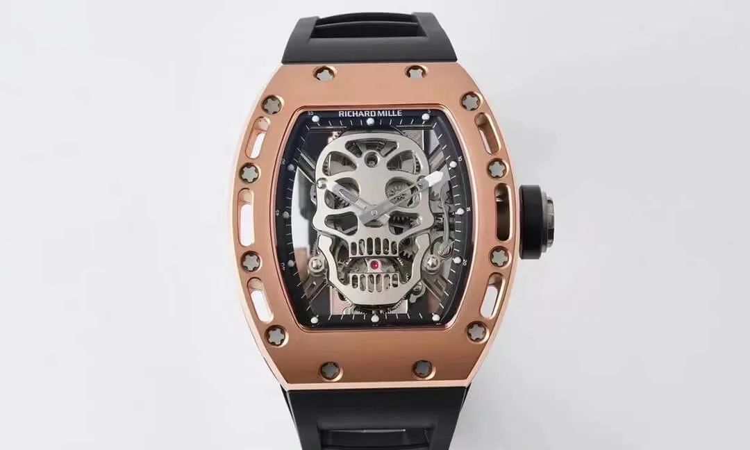 Richard Mille RM052 Tourbillon EUR Factory 1:1 Best Edition Replica Watch Black Strap