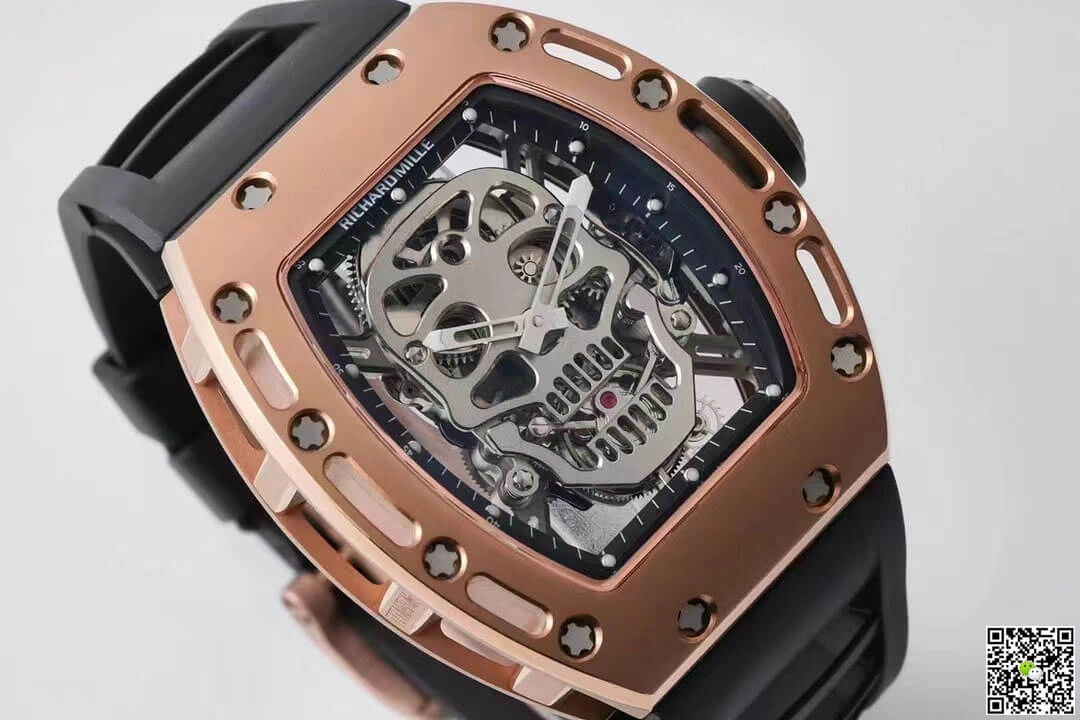 Richard Mille RM052 Tourbillon EUR Factory 1:1 Best Edition Replica Watch Black Strap