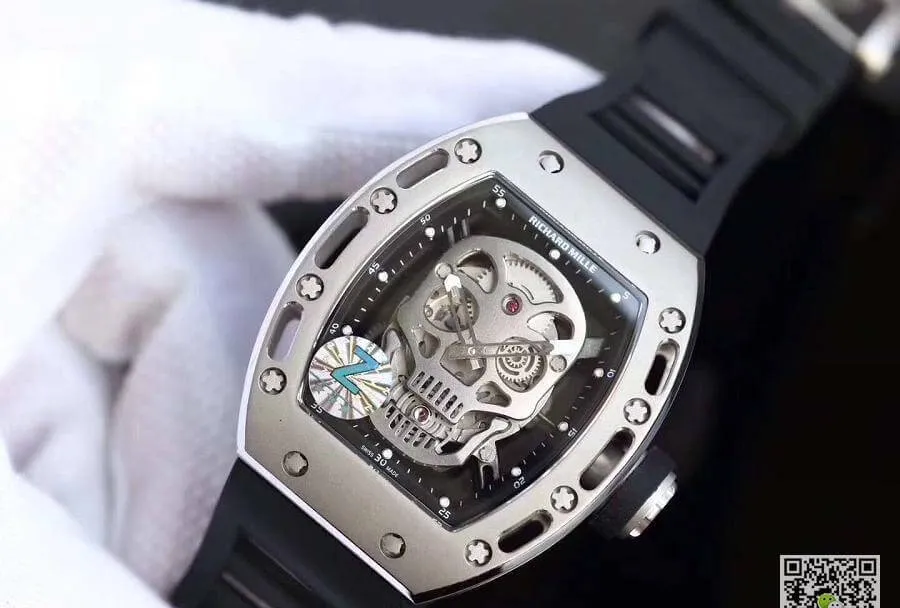Richard Mille RM052 Z Factory 1:1 Best Edition Replica Watch Swiss ETA6T51 Skull Dial