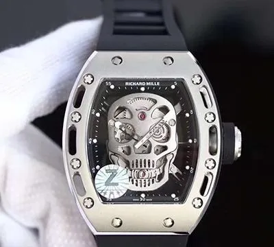 Richard Mille RM052 Z Factory 1:1 Best Edition Replica Watch Swiss ETA6T51 Skull Dial