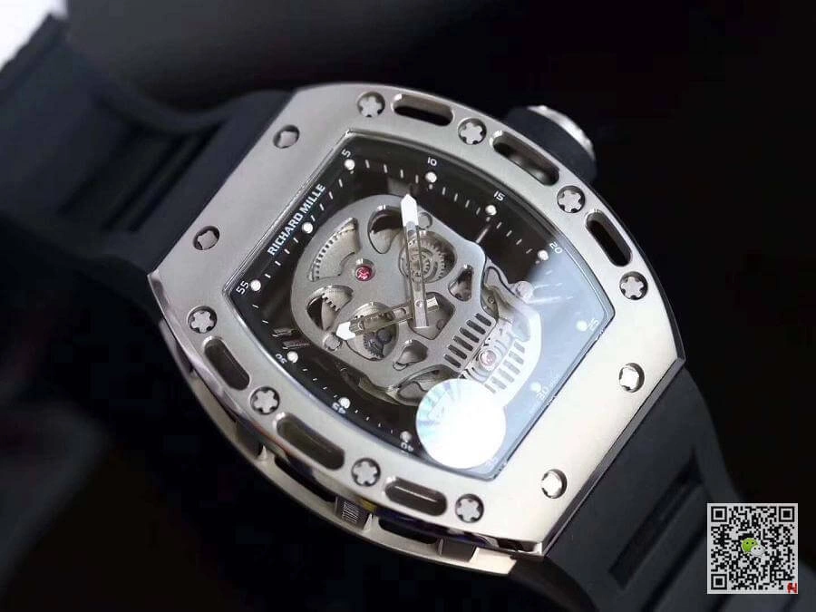 Richard Mille RM052 Z Factory 1:1 Best Edition Replica Watch Swiss ETA6T51 Skull Dial