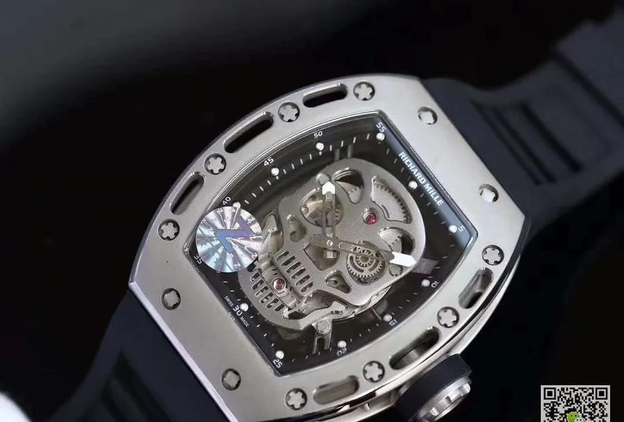 Richard Mille RM052 Z Factory 1:1 Best Edition Replica Watch Swiss ETA6T51 Skull Dial