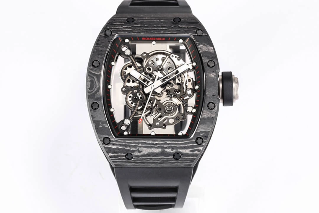 Richard Mille RM055 NTPT BBR Factory 1:1 Best Edition Replica Watch Carbon Fiber Dial