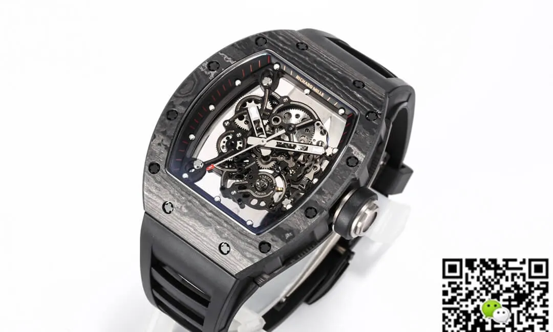 Richard Mille RM055 NTPT BBR Factory 1:1 Best Edition Replica Watch Carbon Fiber Dial