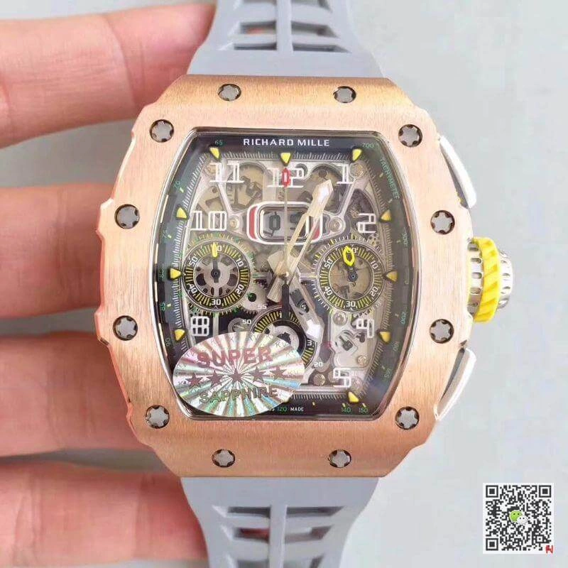 Richard Mille RM11-03 RG PR100 KV Factory 1:1 Best Edition Replica Watch Swiss ETA7750