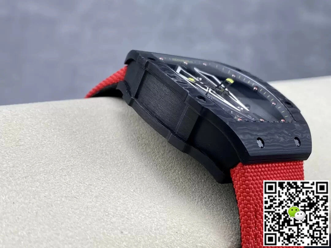 Richard Mille RM27-03 Tourbillon BBR Factory 1:1 Best Edition Replica Watch Red Strap