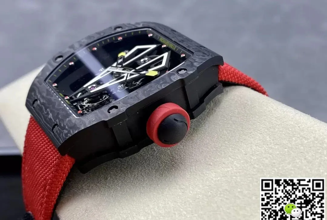 Richard Mille RM27-03 Tourbillon BBR Factory 1:1 Best Edition Replica Watch Red Strap