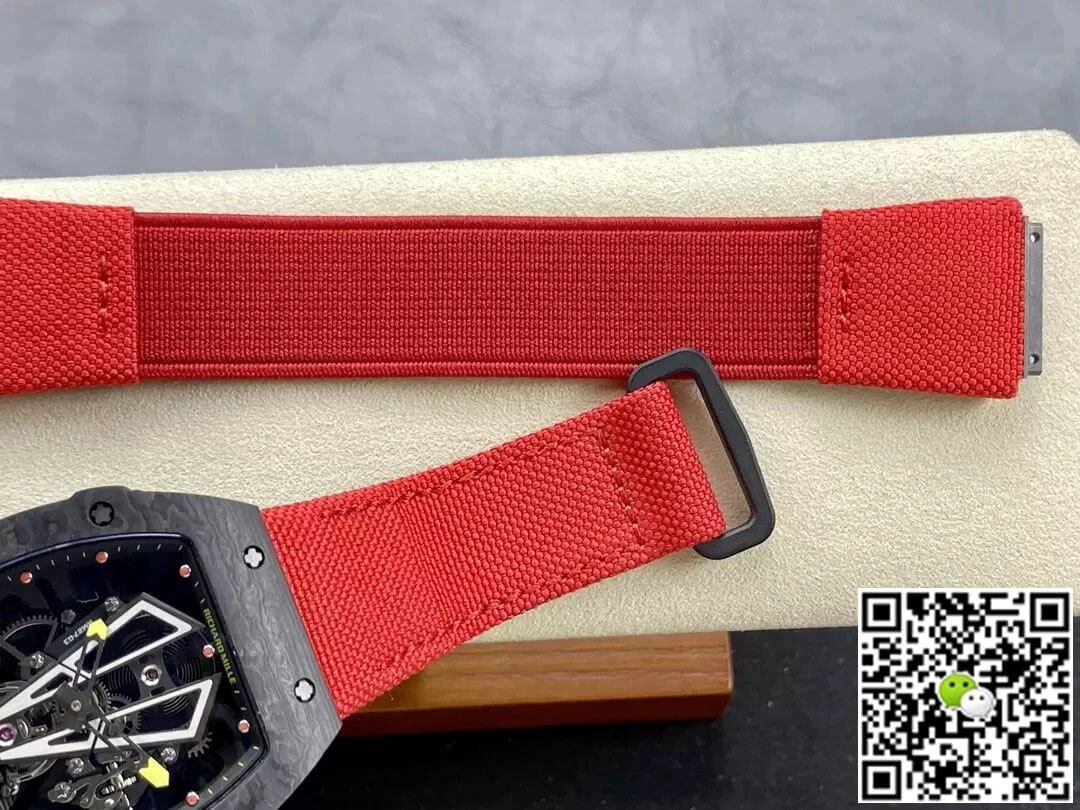 Richard Mille RM27-03 Tourbillon BBR Factory 1:1 Best Edition Replica Watch Red Strap