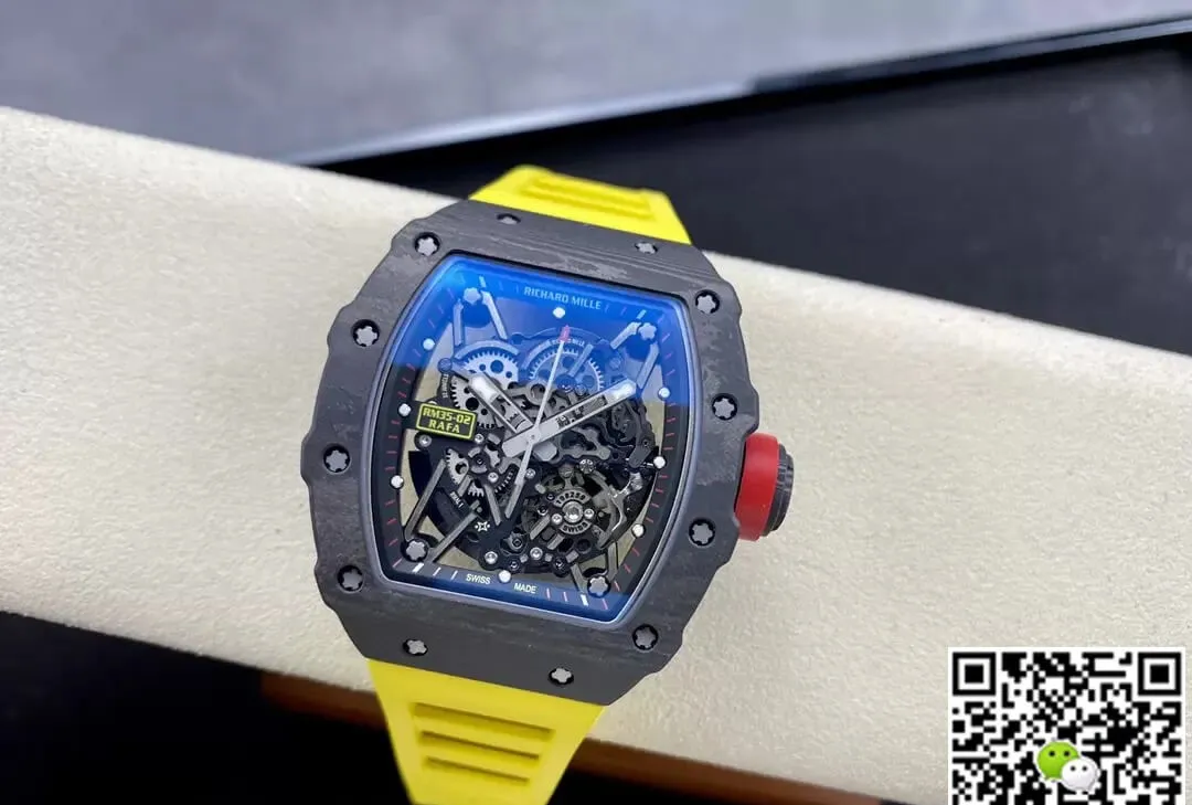 Richard Mille RM35-02 T+ Factory 1:1 Best Edition Replica Watch NTPT Carbon Fiber Case