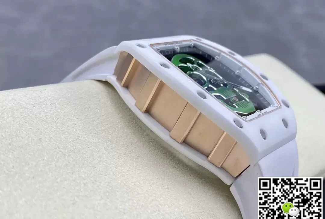 Richard Mille RM52-01 YS Factory 1:1 Best Edition Replica Watch Green Tourbillon Dial