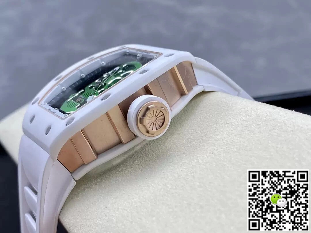 Richard Mille RM52-01 YS Factory 1:1 Best Edition Replica Watch Green Tourbillon Dial