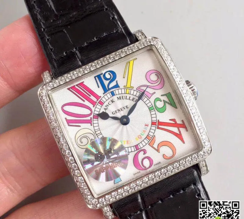 Franck Muller Master Square 6002 M QZ R GF Factory 1:1 Best Edition Replica Watch Swiss Quartz White Dial