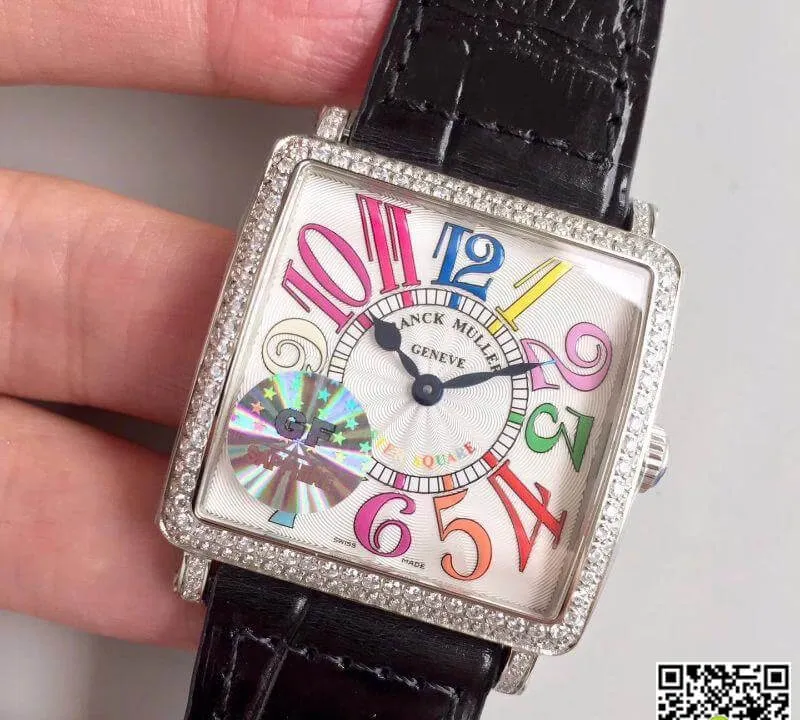Franck Muller Master Square 6002 M QZ R GF Factory 1:1 Best Edition Replica Watch Swiss Quartz White Dial