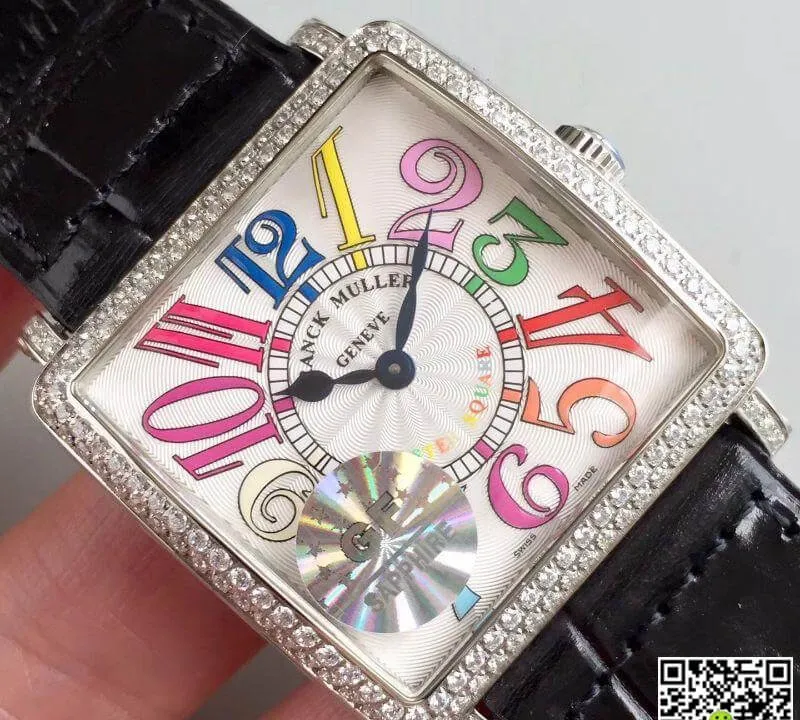 Franck Muller Master Square 6002 M QZ R GF Factory 1:1 Best Edition Replica Watch Swiss Quartz White Dial