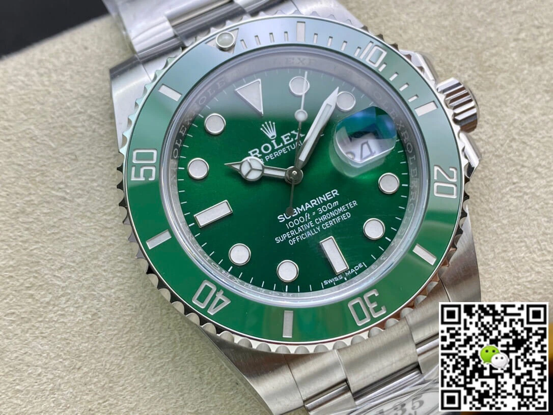 Rolex Submariner 116610LV-97200 Clean Factory 1:1 Best Edition Replica Watch V4 Green Bezel
