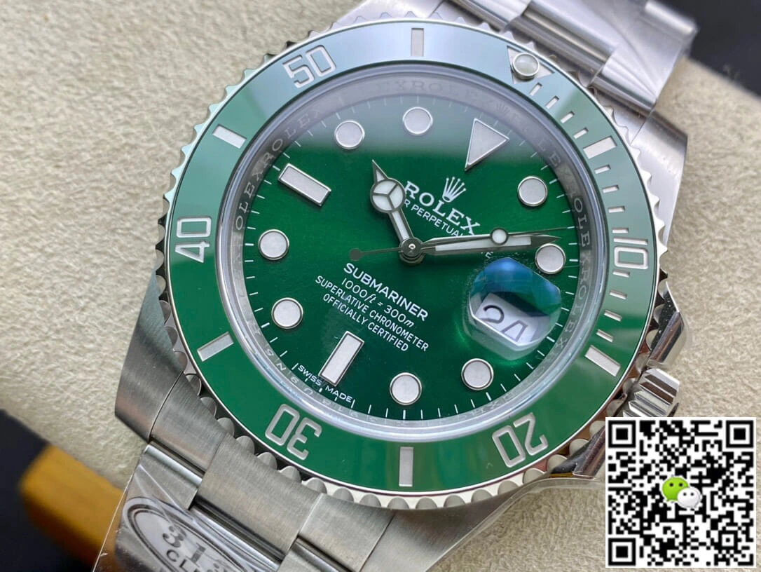 Rolex Submariner 116610LV-97200 Clean Factory 1:1 Best Edition Replica Watch V4 Green Bezel