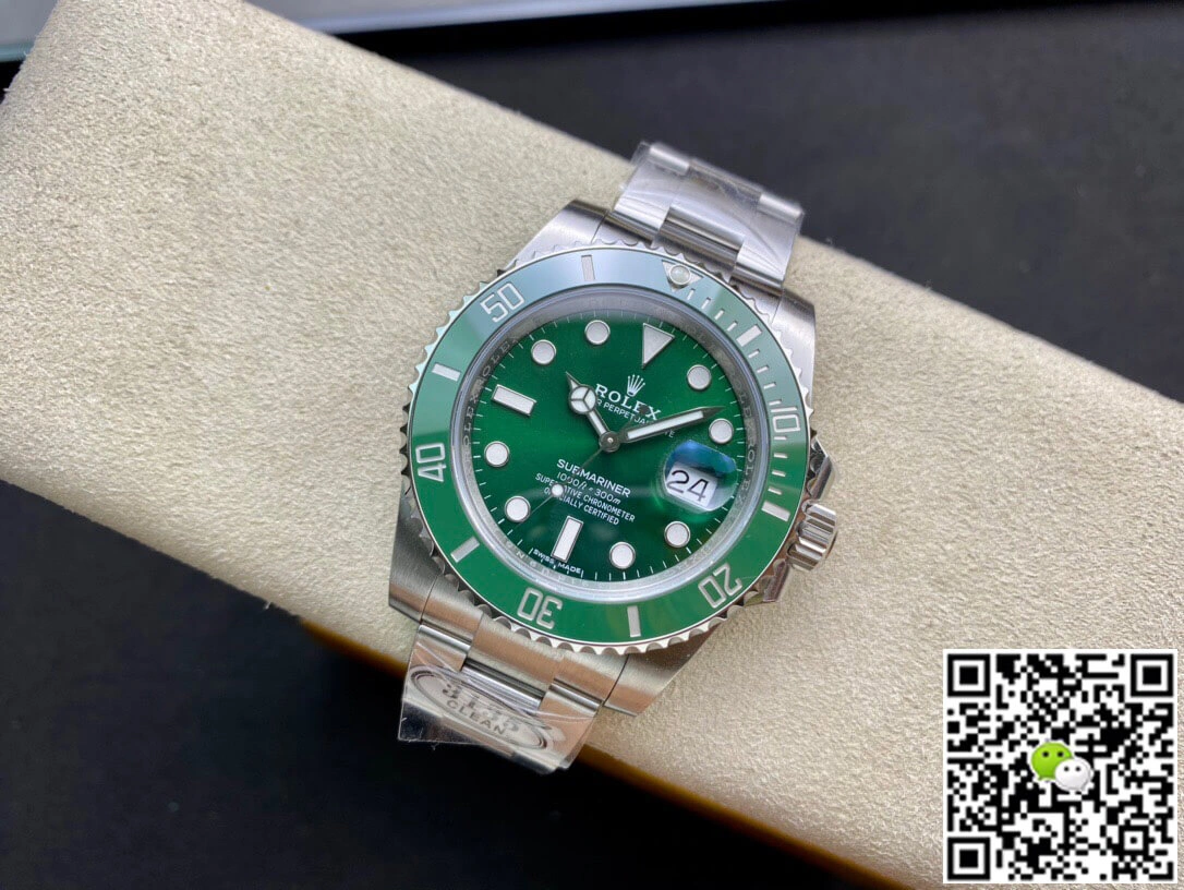 Rolex Submariner 116610LV-97200 Clean Factory 1:1 Best Edition Replica Watch V4 Green Bezel