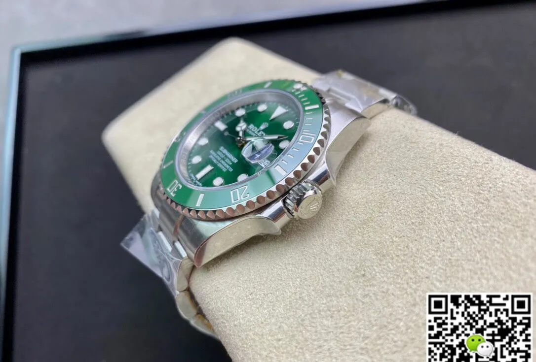 Rolex Submariner 116610LV-97200 Clean Factory 1:1 Best Edition Replica Watch V4 Green Bezel