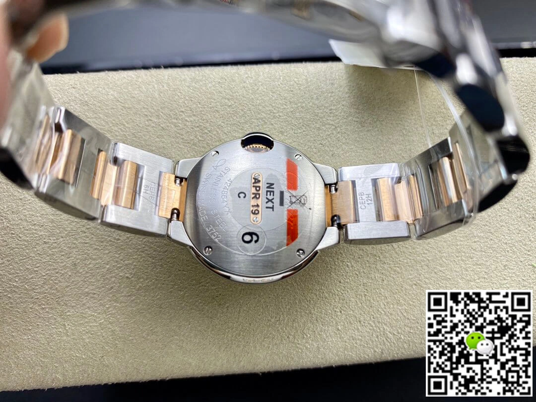 Ballon Bleu De Cartier 28MM W3BB0005 V6 Factory 1:1 Best Edition Replica Watch White Diamond Dial
