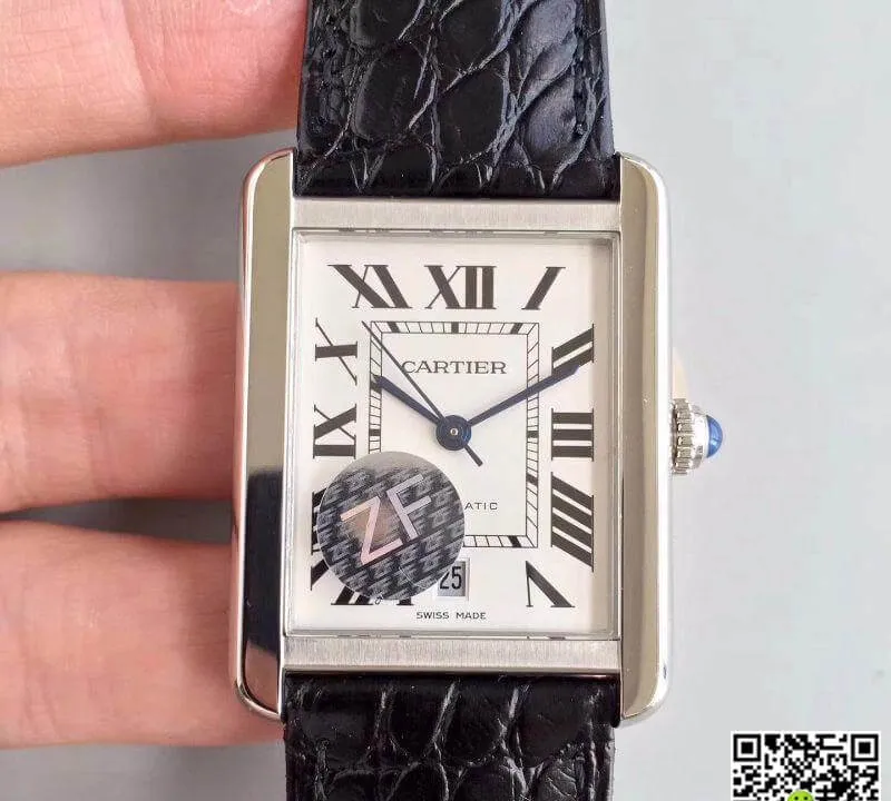 Cartier Tank Solo W5200027 ZF Factory 1:1 Best Edition Replica Watch Swiss ETA9015