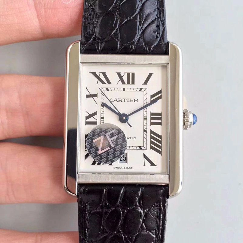 Cartier Tank Solo W5200027 ZF Factory 1:1 Best Edition Replica Watch Swiss ETA9015