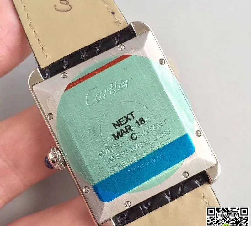 Cartier Tank Solo W5200027 ZF Factory 1:1 Best Edition Replica Watch Swiss ETA9015