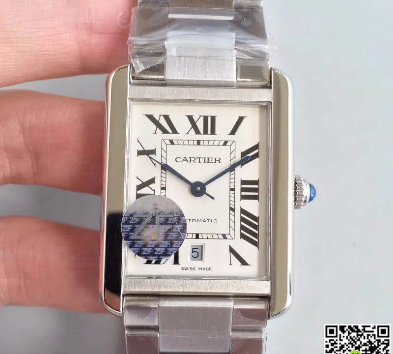 Cartier Tank Solo W5200028 ZF Factory 1:1 Best Edition Replica Watch Swiss ETA9015
