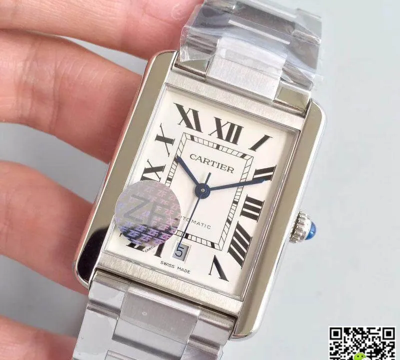 Cartier Tank Solo W5200028 ZF Factory 1:1 Best Edition Replica Watch Swiss ETA9015