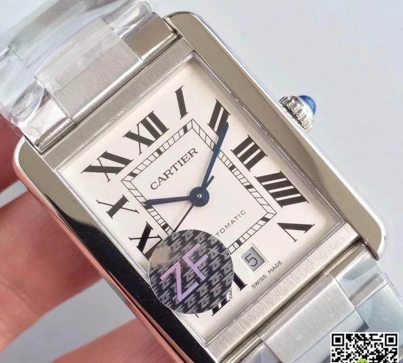 Cartier Tank Solo W5200028 ZF Factory 1:1 Best Edition Replica Watch Swiss ETA9015