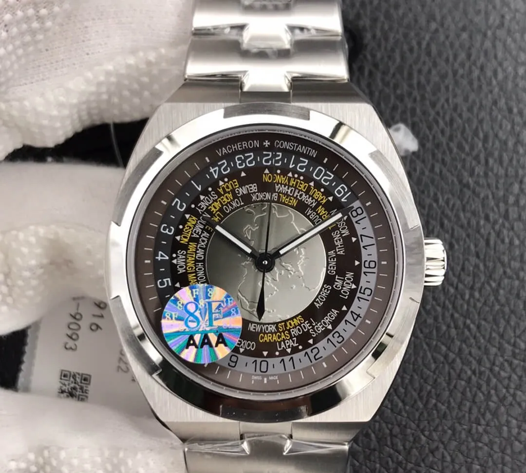 Vacheron Constantin Overseas 7700V 110A-B176 8F Factory 1:1 Best Edition Replica Watch Stainless Steel Strap