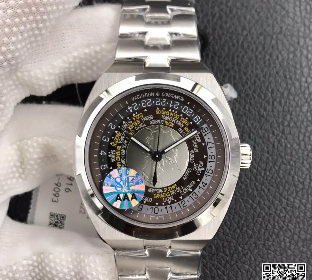 Vacheron Constantin Overseas 7700V 110A-B176 8F Factory 1:1 Best Edition Replica Watch Stainless Steel Strap
