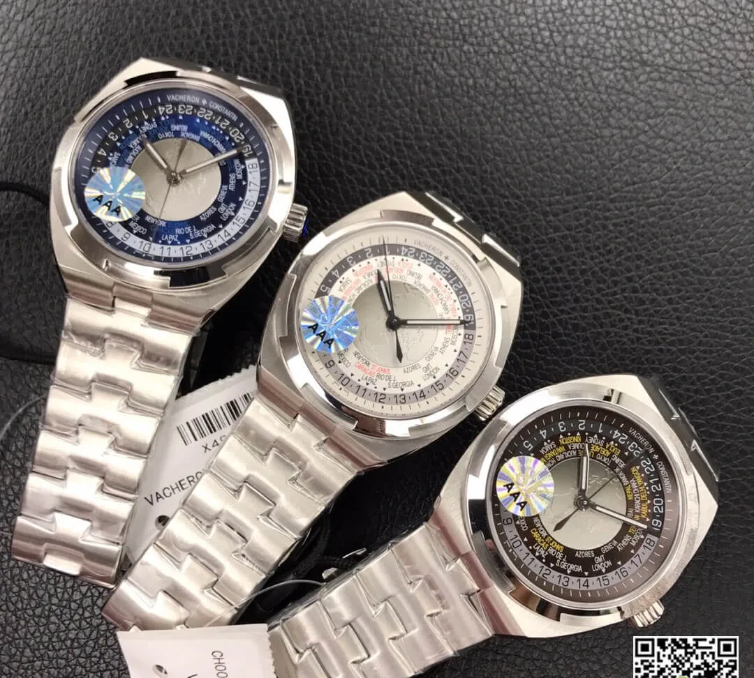 Vacheron Constantin Overseas 7700V 110A-B176 8F Factory 1:1 Best Edition Replica Watch Stainless Steel Strap