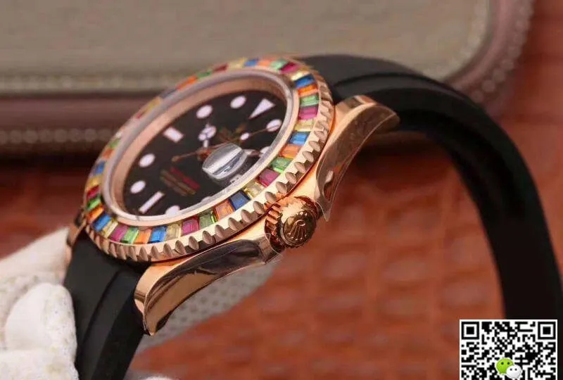 Rolex Yacht-Master 116695 Noob Factory 1:1 Best Edition Replica Watch Swiss ETA2824 Black Dial