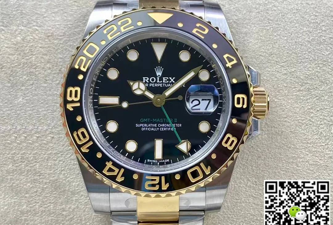Rolex GMT Master II 116713-LN-78203 Clean Factory 1:1 Best Edition Replica Watch Black Bezel