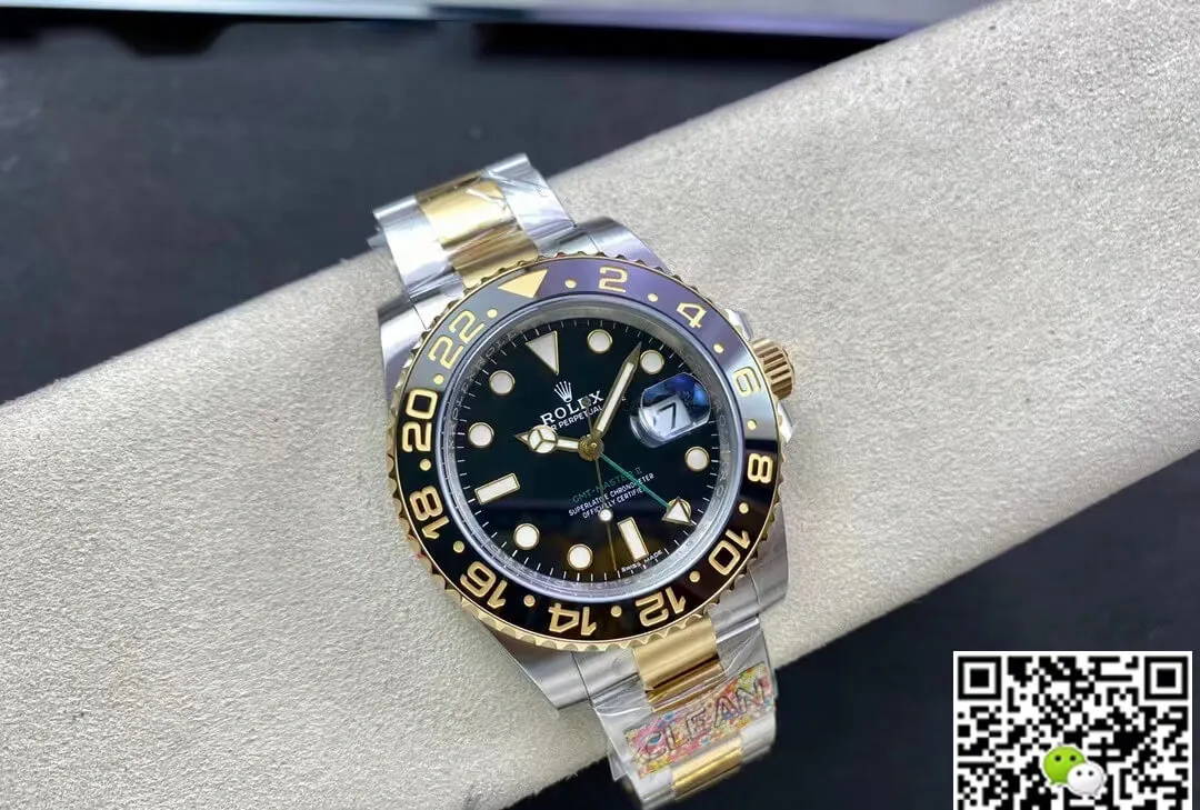 Rolex GMT Master II 116713-LN-78203 Clean Factory 1:1 Best Edition Replica Watch Black Bezel