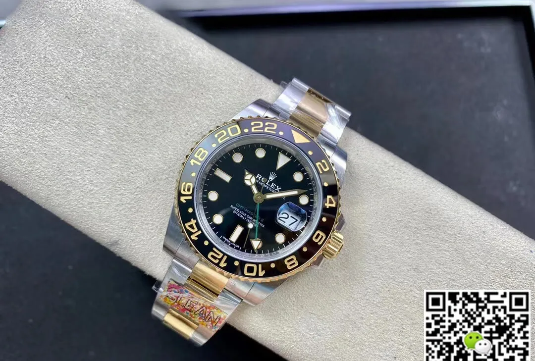 Rolex GMT Master II 116713-LN-78203 Clean Factory 1:1 Best Edition Replica Watch Black Bezel