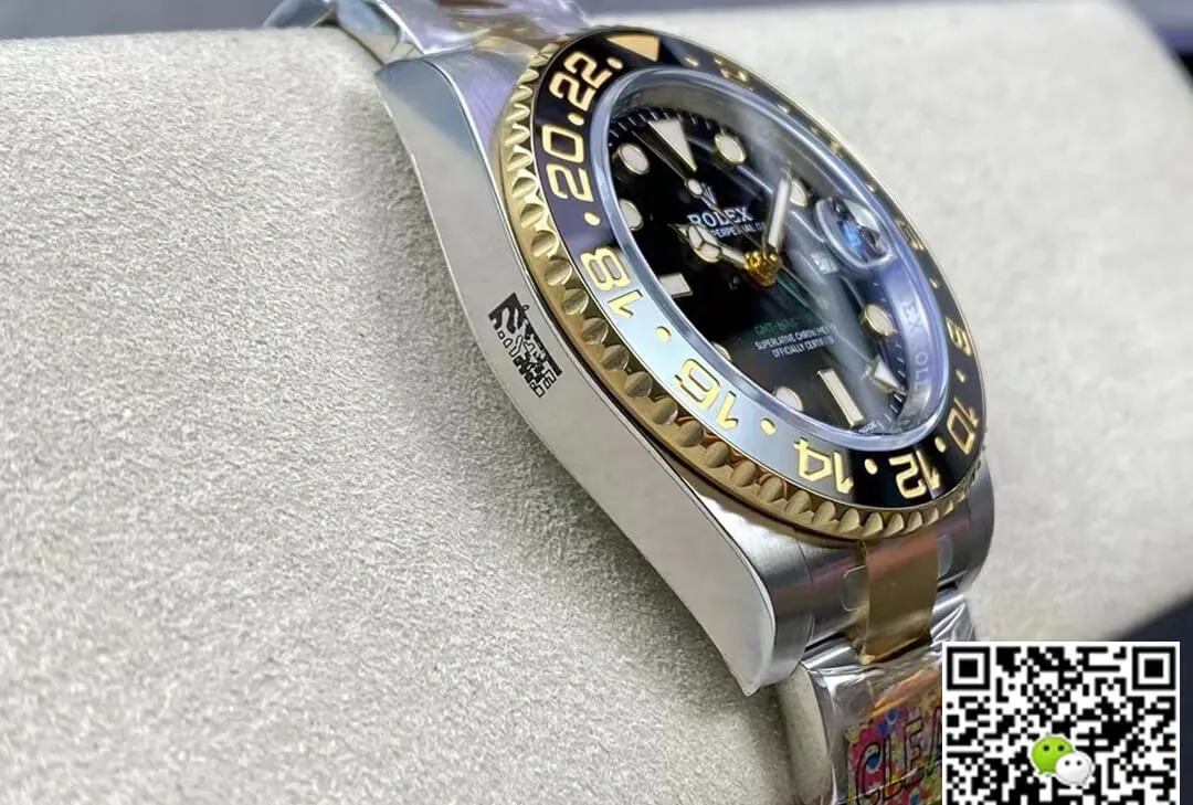 Rolex GMT Master II 116713-LN-78203 Clean Factory 1:1 Best Edition Replica Watch Black Bezel
